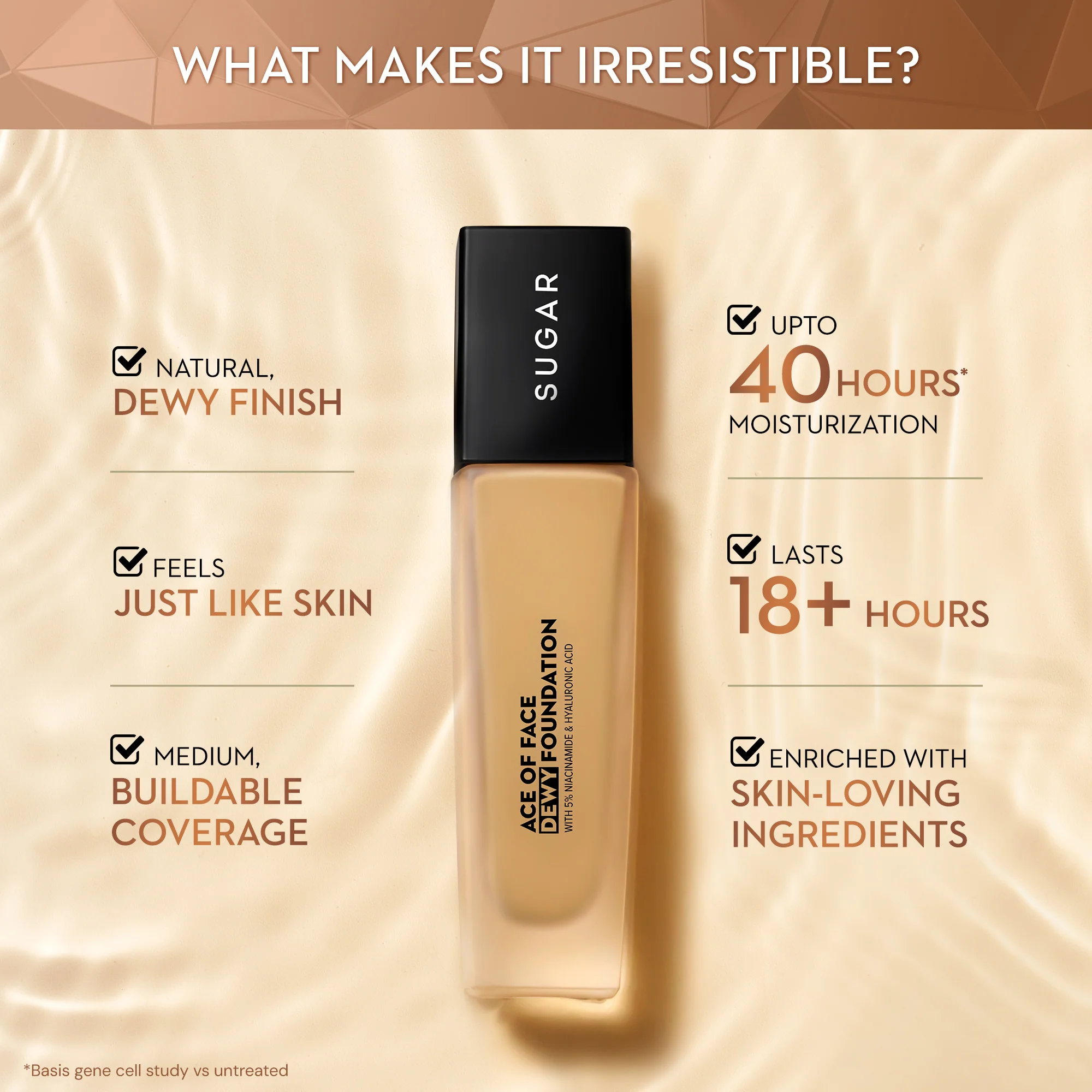 Ace of Face Dewy Foundation - Image 2