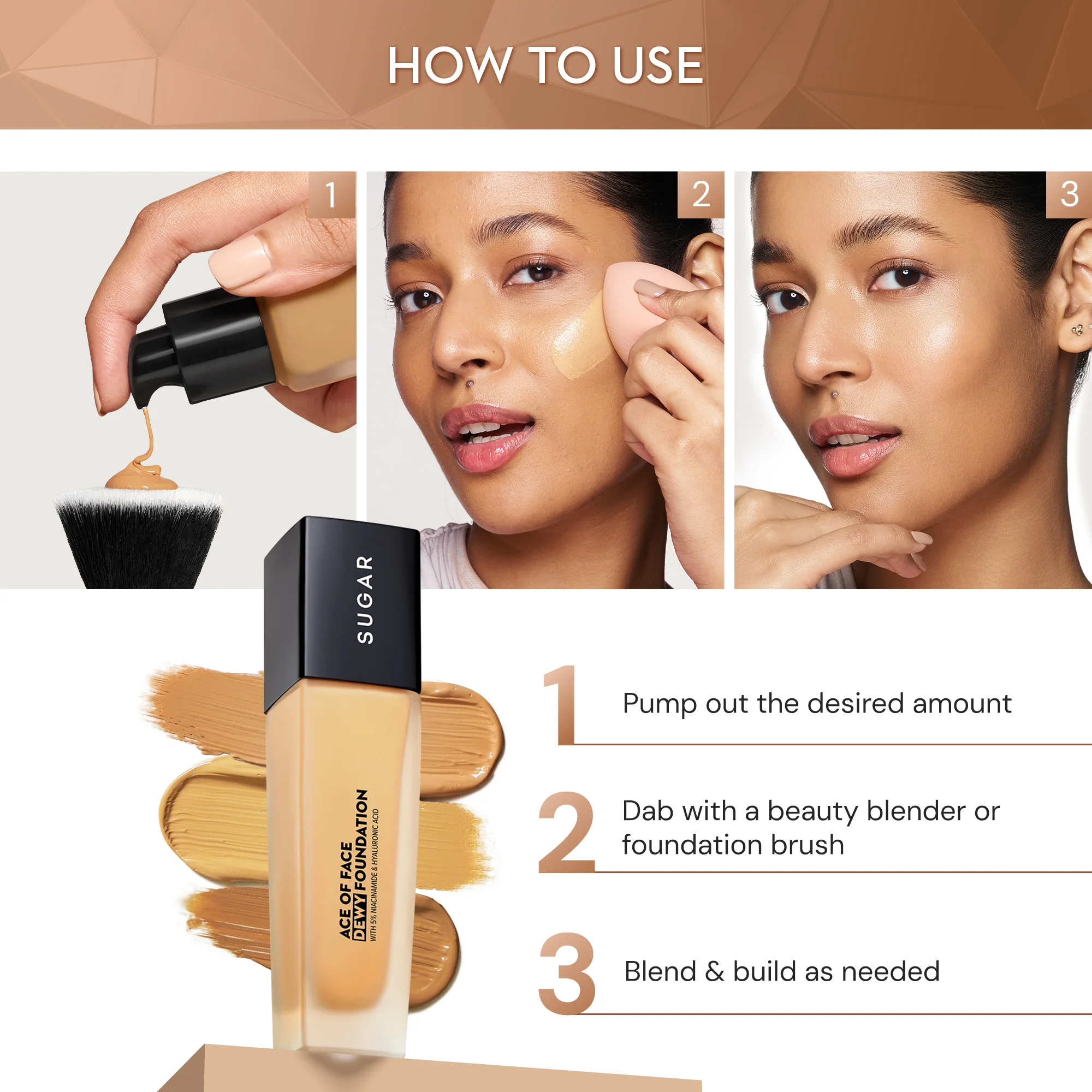 Ace of Face Dewy Foundation - Image 3
