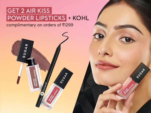 Air Kiss Powder Lipstick + Stroke of Genius Kohl - 05 (Gift)