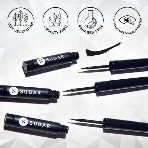 Eye Warned You So! Double Matte Eyeliner - 01 Black Swan (Black) - Image 5