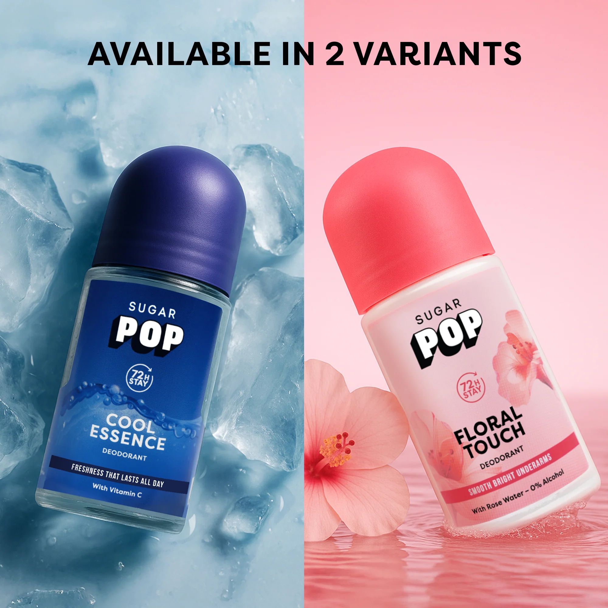 SUGAR POP Cool Essence Roll on Deodorant 50ml  - Image 4