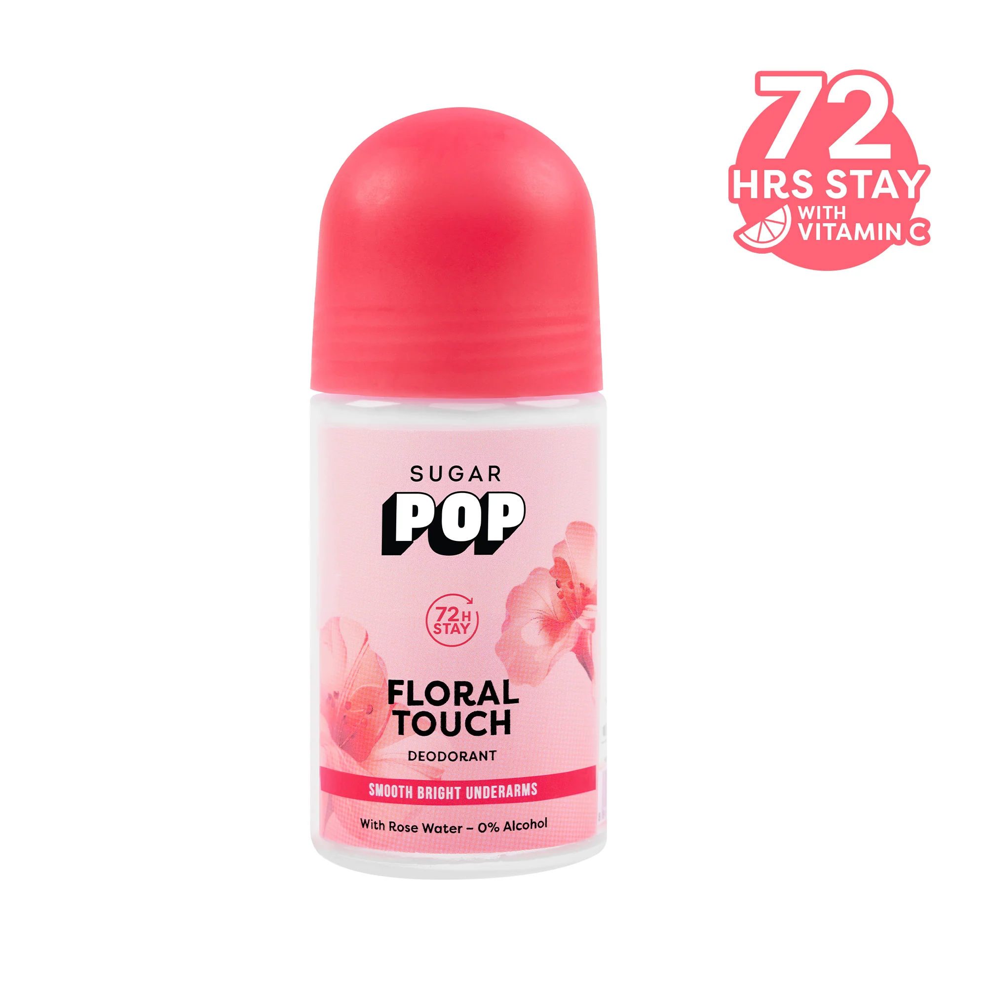 SUGAR POP Floral Touch Roll on Deodorant 50ml - Image 3