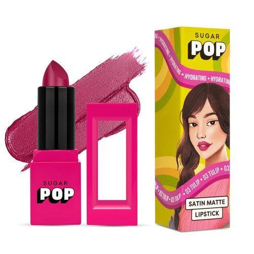 SUGAR POP Satin Matte Lipstick - 03 Tulip (Gift) - Image 2