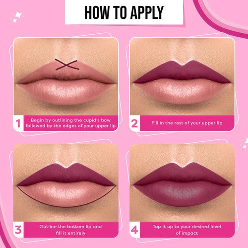 SUGAR POP Satin Matte Lipstick - 10 Rose (Gift) - Image 6
