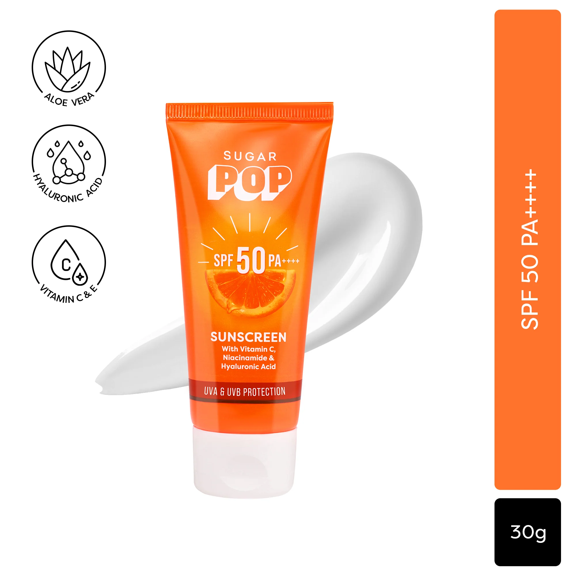 SUGAR POP SPF 50 Sunscreen With Vitamin C, Niacinamide & Hyaluronic Acid - Image 12
