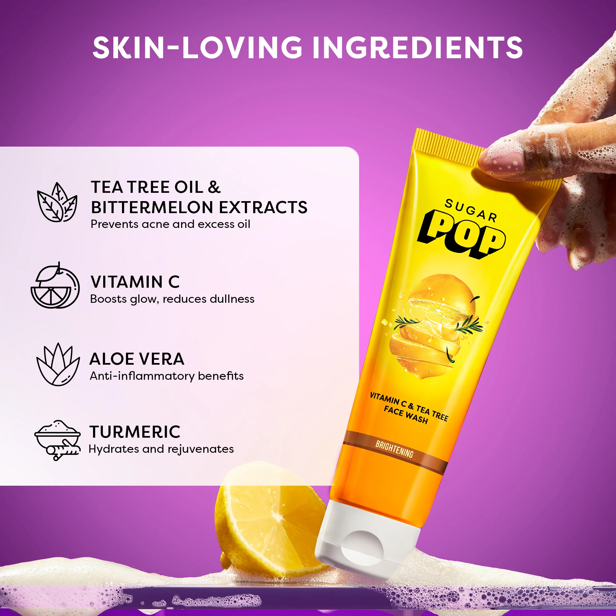 Vitamin C & Tea Tree Face Wash - Image 7