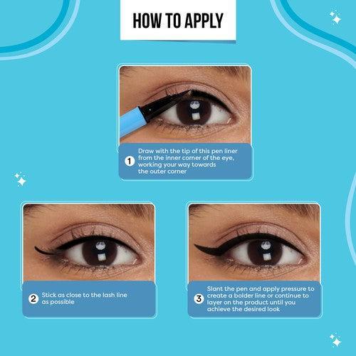 Waterproof Eyeliner (01 Black) - Image 4
